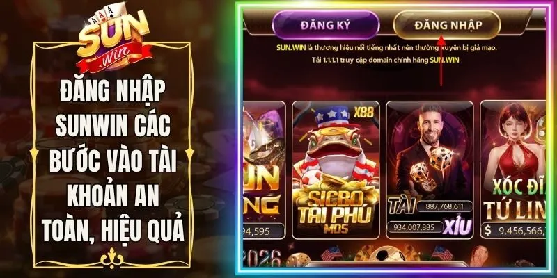 Đăng Nhập Sunwin Các Bước Vào Tài Khoản An Toàn, Hiệu Quả 